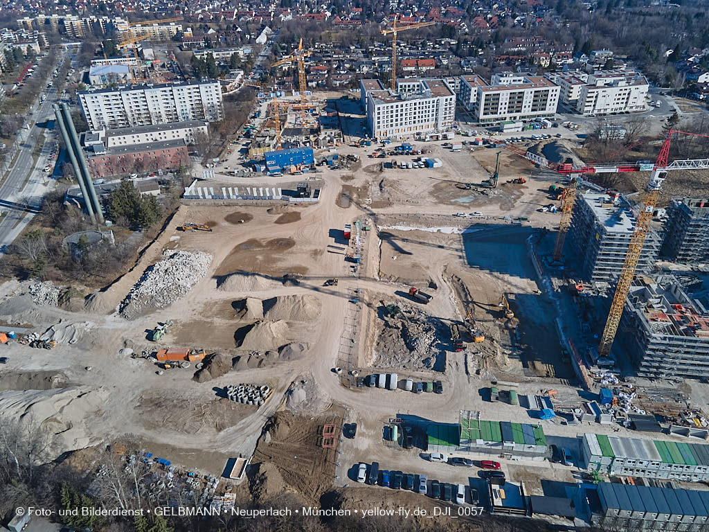 09.03.2022 - Baustelle PANDIONVERDE in Neuperlach  09.03.2022 - Baustelle PANDIONVERDE in Neuperlach